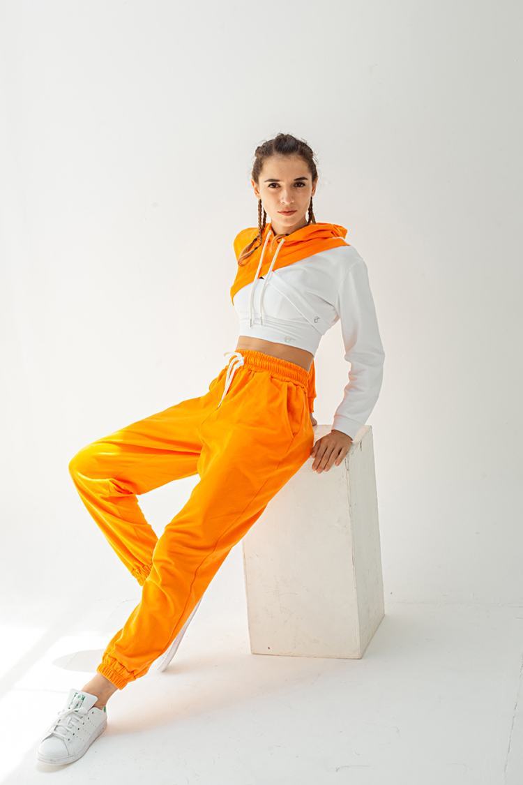 Joyce Hooded Croptop \u0026 Jogger Set 