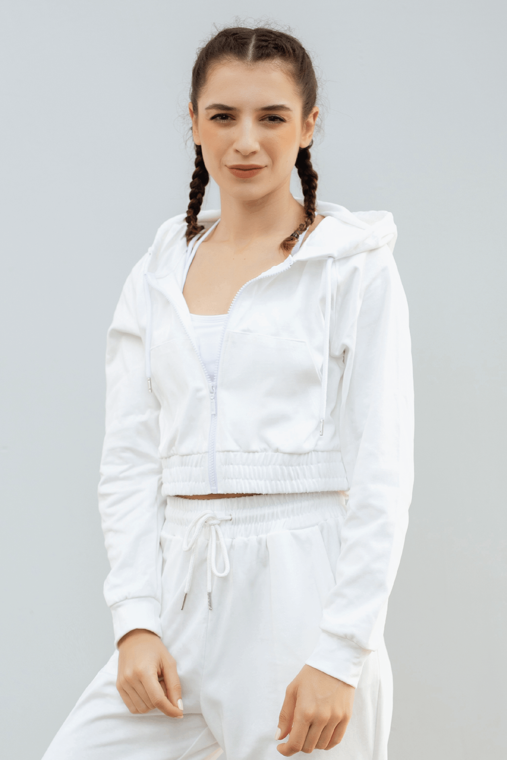 Alternative view of Jacket Milan – Áo Sportswear Nữ Form Rộng, Thoải Mái & Thời Trang | JOYLYAN SPORTSWEAR