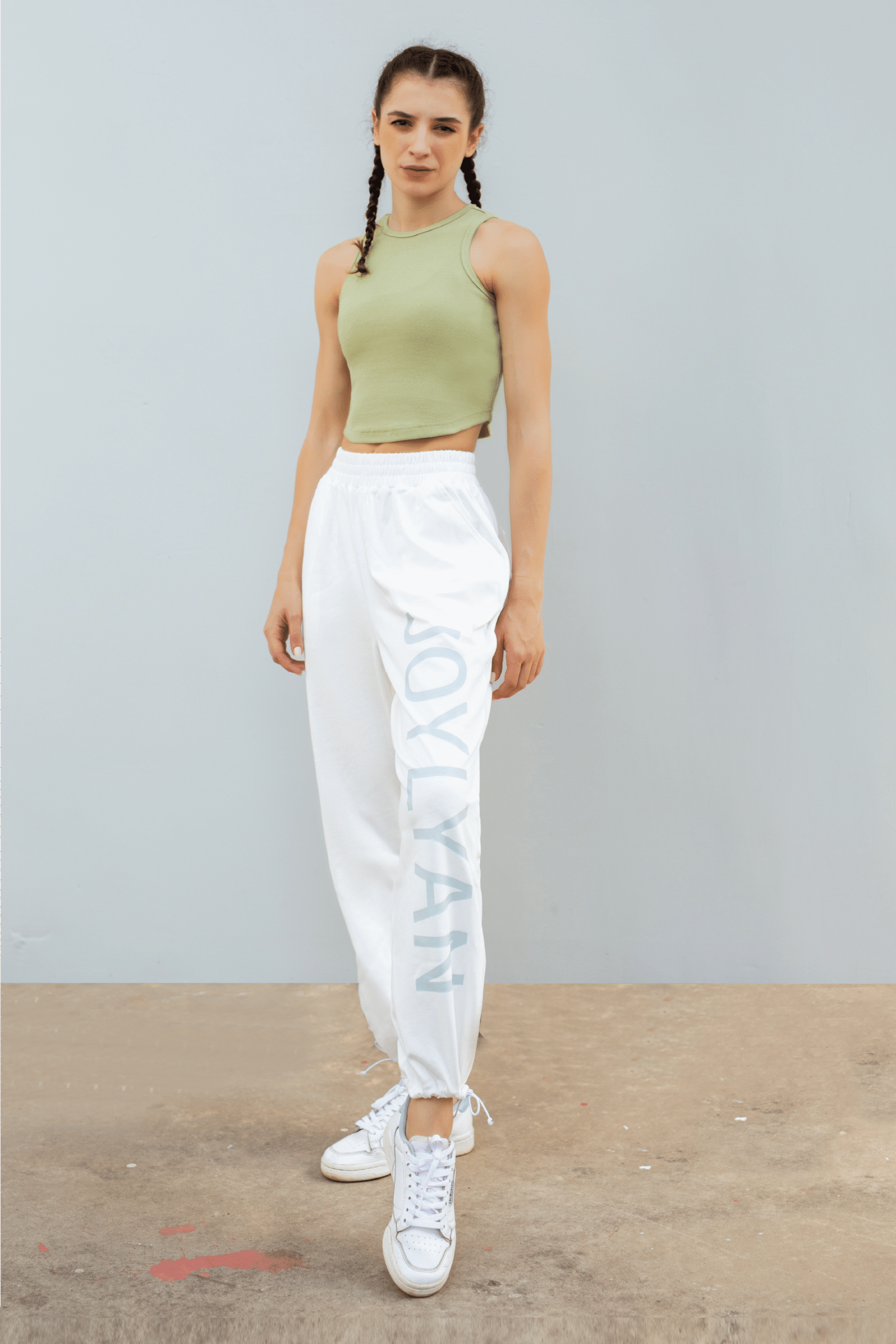 Set Thể Thao Delia Tanktop (Phiên bản Xanh Mint) & Joyce Baggy (Phiên bản Trắng).